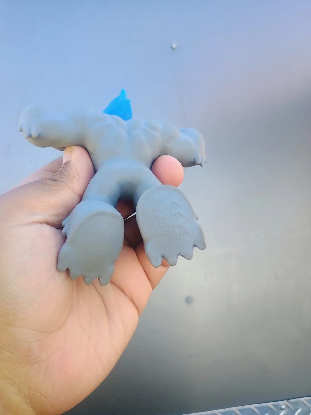 Heroes of Goo Jit Zu Marvel X Men Beast Squishy Action Figure Moose Gray #marvel